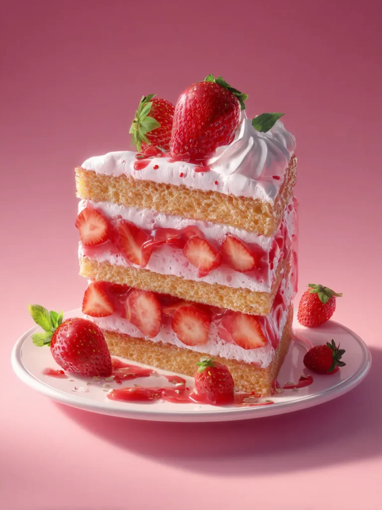 Strawberry Cake First Image