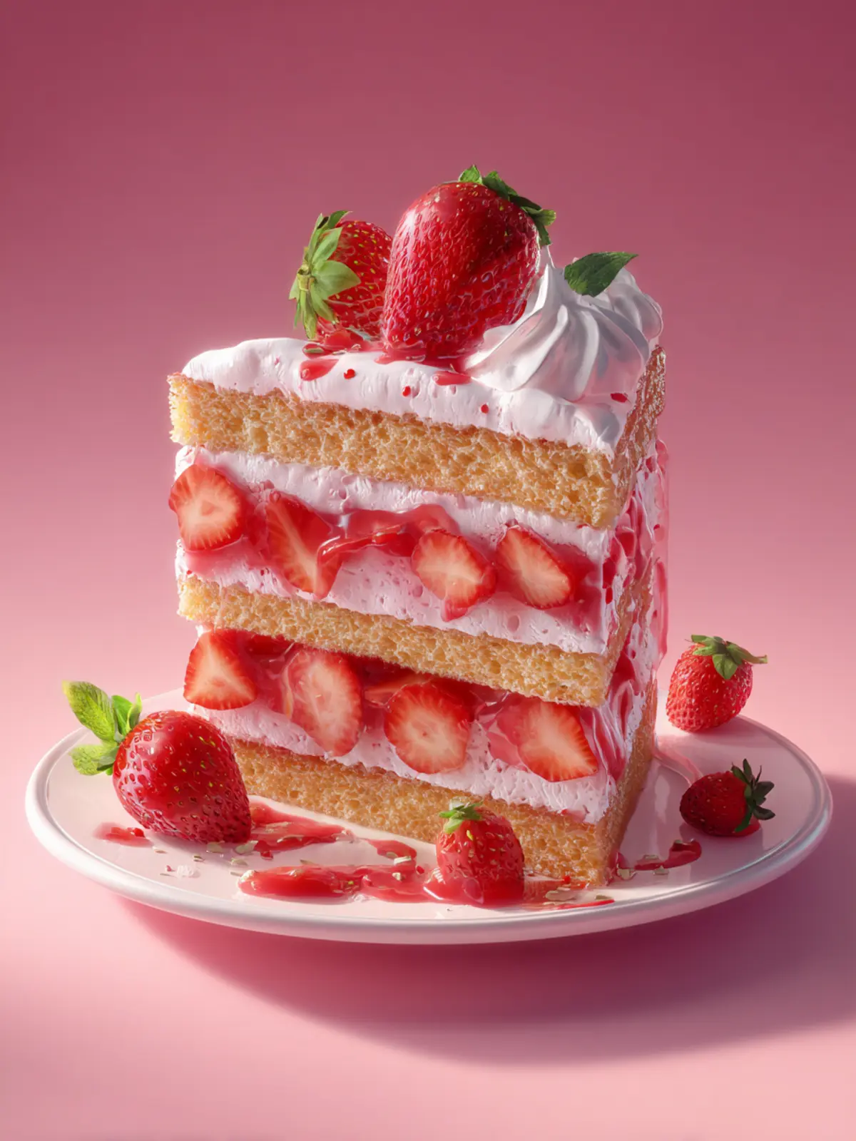 Strawberry Cake Bliss: Irresistibly Sweet and Easy to Make