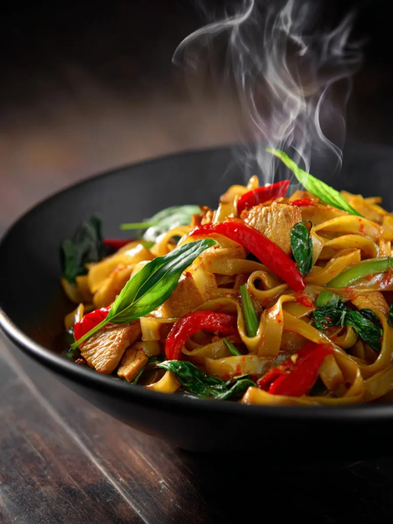 Thai Drunken Noodles Recipe First Image