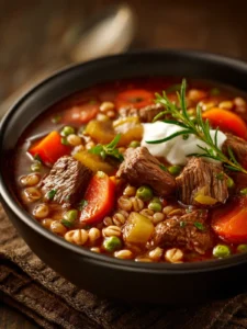 Beef Barley Soup First Image