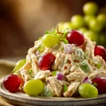 Refreshing and Creamy Chicken Salad with Grapes Recipe First Image
