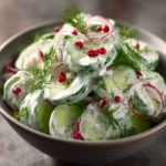 Dill Yogurt Cucumber Salad First Image