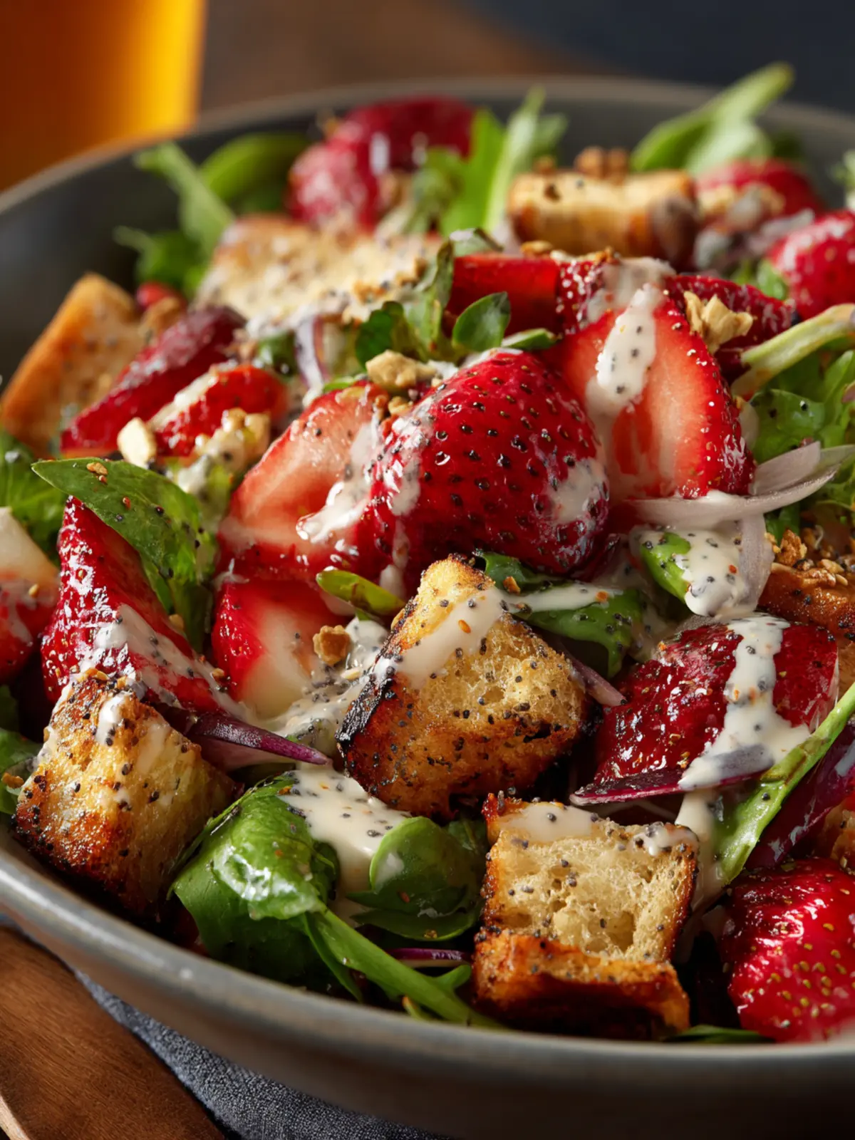 Panera Strawberry Poppyseed Salad: A Delicious Twist! First Image