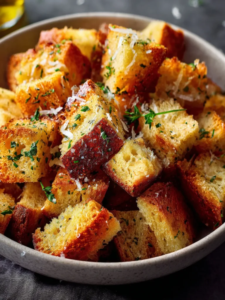 Easy Homemade Croutons First Image