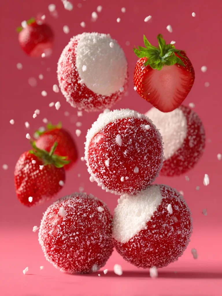 Strawberry Shortcake No-Bake Balls First Image