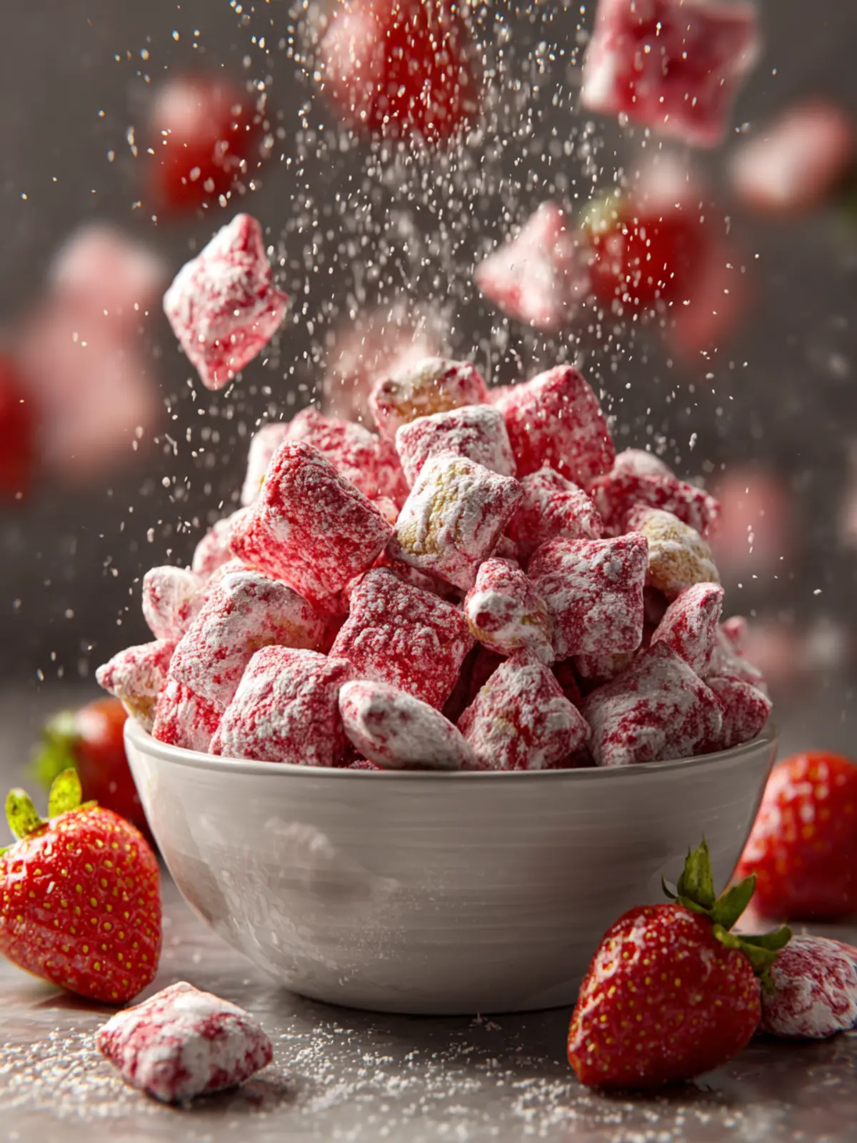 Strawberry Shortcake Puppy Chow: Irresistibly Sweet Treats!