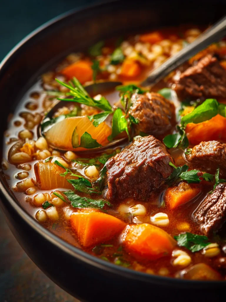 Beef Barley Soup First Image