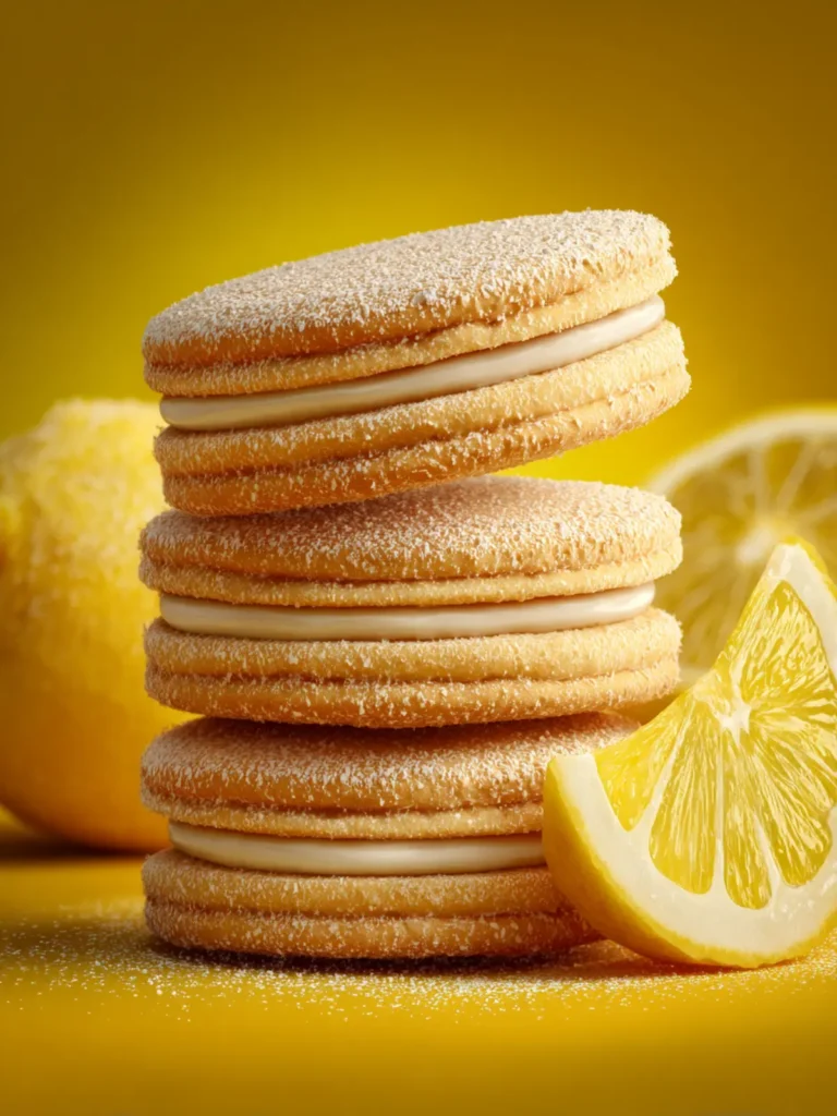 Lemon Sandwich Cookies First Image