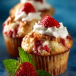 Strawberry Cream Cheese Muffins First Image