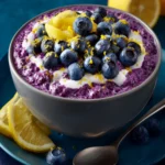 High-Protein Lemon Blueberry Overnight Oats First Image